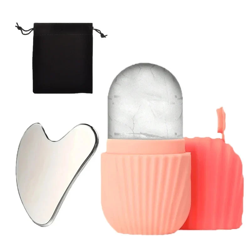 Ice Face Roller and Gua Sha Set