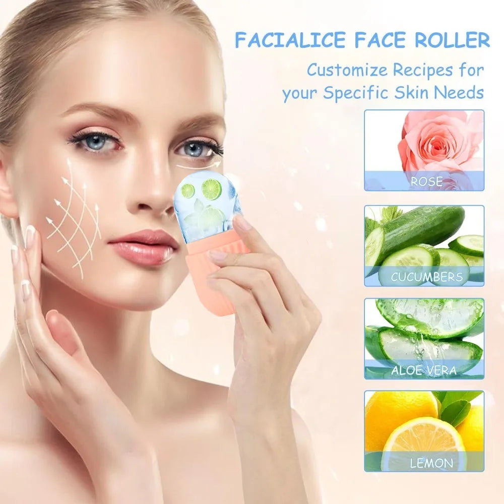 Ice Face Roller and Gua Sha Set