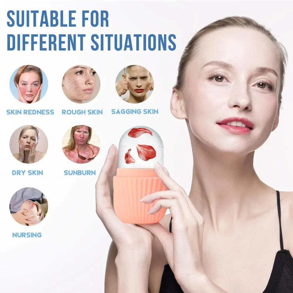Ice Face Roller and Gua Sha Set