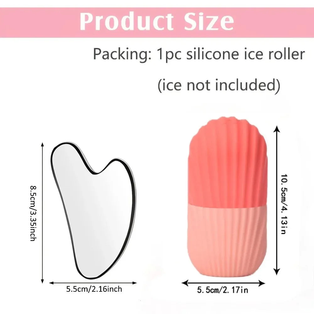 Ice Face Roller and Gua Sha Set