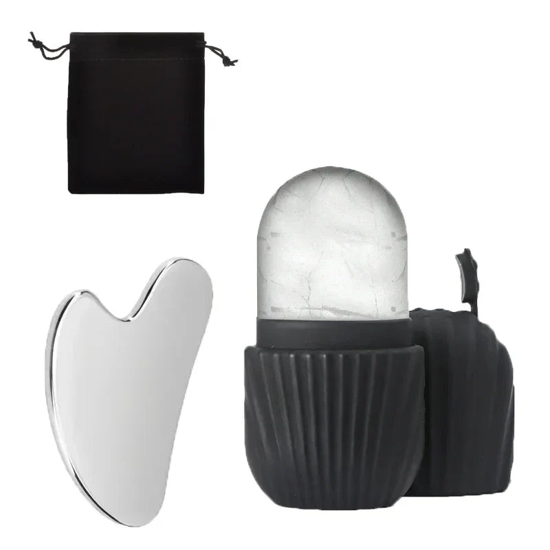 Ice Face Roller and Gua Sha Set