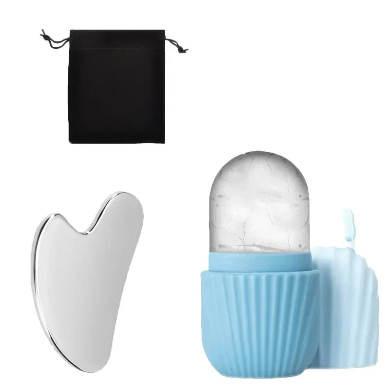 Ice Face Roller and Gua Sha Set